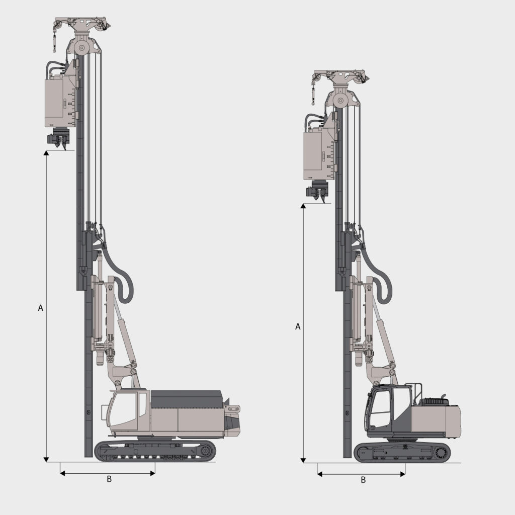 Paalutuskalustoa ty&ouml;maalla